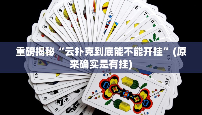 实测辅助”罗松十三水透视挂软件”(详细开挂教程)