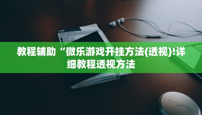 实测辅助”aapoker透视”(详细开挂教程)
