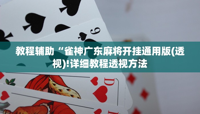 实测辅助”wepoker有透视”(详细开挂教程)