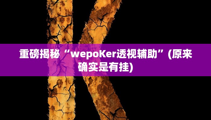 实测辅助”“德州局HHpoker透视脚本””(详细开挂教程)