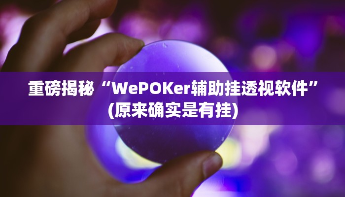 实测辅助”hhpoker可以作弊吗”(详细开挂教程)