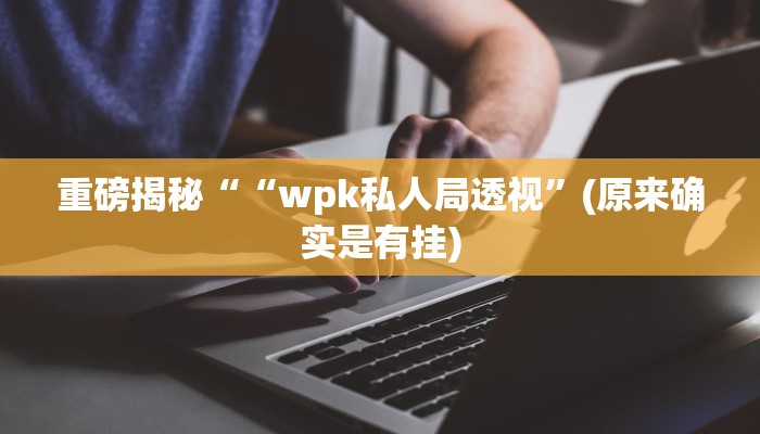 实测辅助”WePoKer可以透视吗”(详细开挂教程)