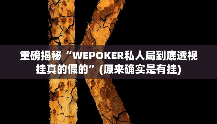 实测辅助”皮皮衡阳字牌有挂吗”(详细开挂教程)