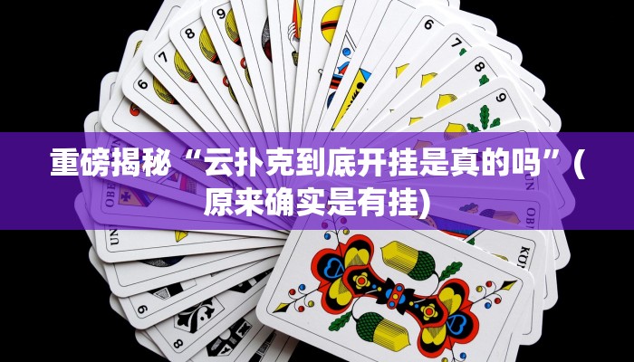 实测辅助”朋友安徽麻将可以开挂吗”(详细开挂教程)
