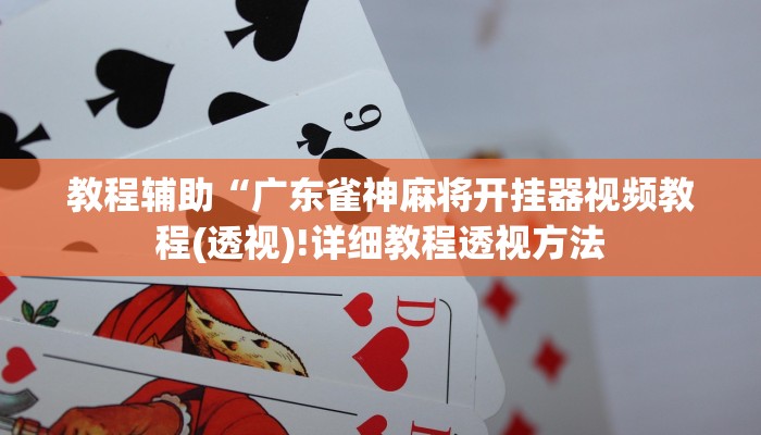 实测辅助”微乐河南麻将辅助怎么开挂”(详细开挂教程)
