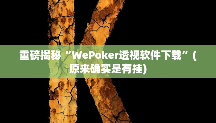实测辅助”河北家乡棋牌有挂吗”(详细开挂教程)
