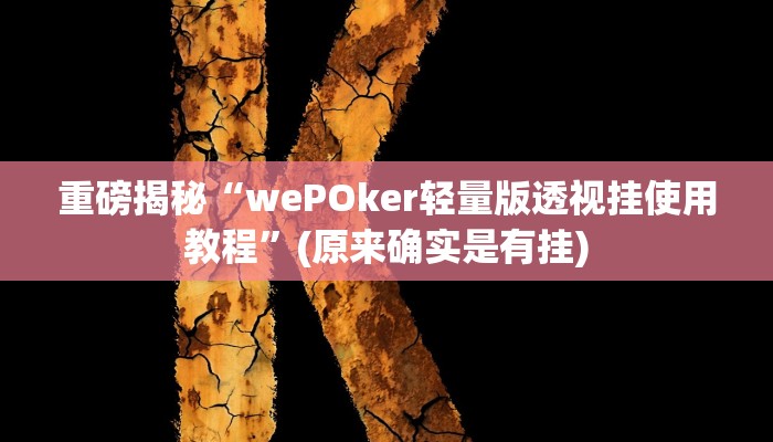实测辅助”钱塘十三水开挂教程”其实确实有挂