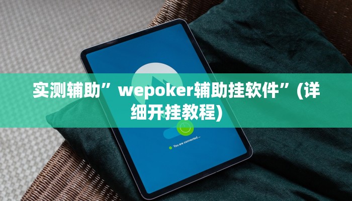实测辅助”wepoker可以透视吗”(详细开挂教程)