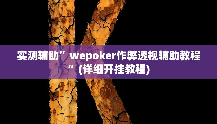 教程辅助“微乐互娱软件挂吗(透视)!详细教程透视方法