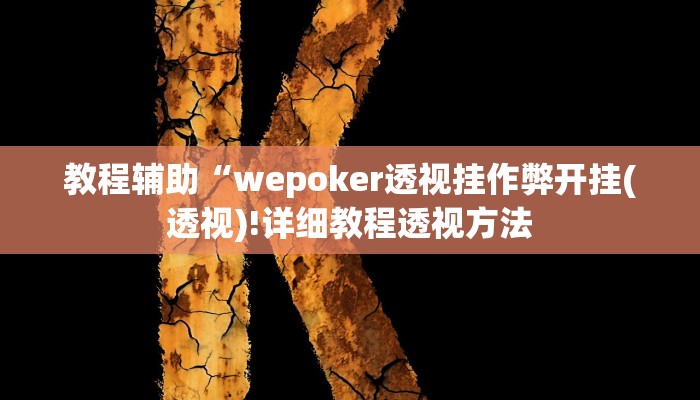 实测辅助”德扑之星开挂辅助透视”(详细开挂教程)