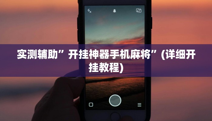 实测辅助”wpk开挂透视辅助软件”详细开挂教程