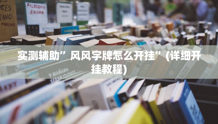 实测辅助”wpk透视辅助挂”(详细开挂教程)