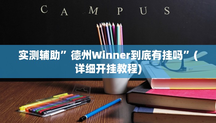 实测辅助”德州Winner到底有挂吗”(详细开挂教程)