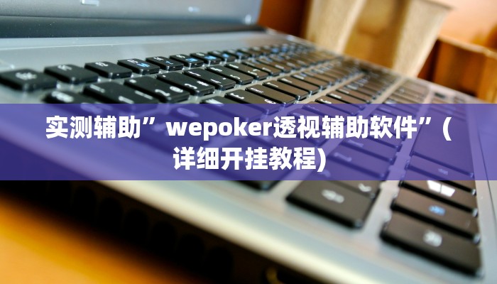 实测辅助”wepoker透视辅助软件”(详细开挂教程)