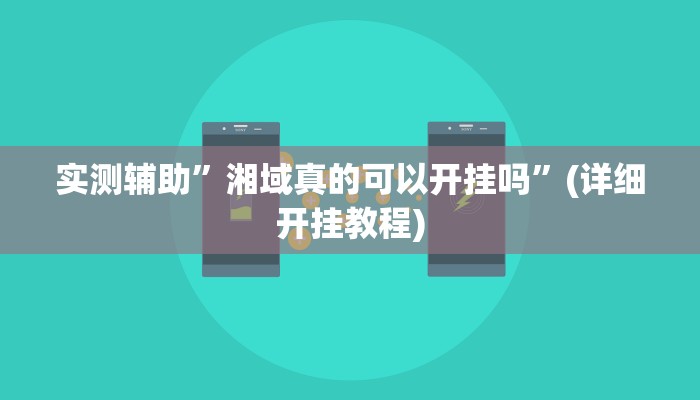 实测辅助”湘域真的可以开挂吗”(详细开挂教程)