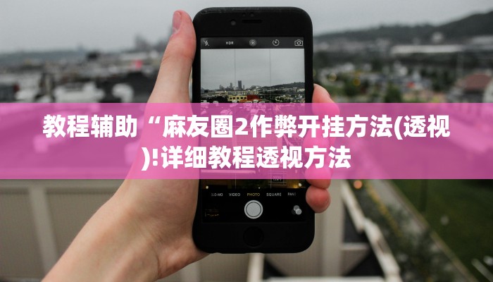 教程辅助“麻友圈2作弊开挂方法(透视)!详细教程透视方法