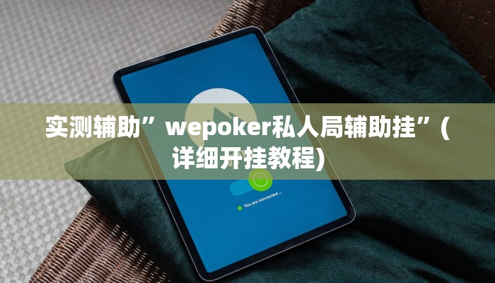 实测辅助”wepoker私人局辅助挂”(详细开挂教程)