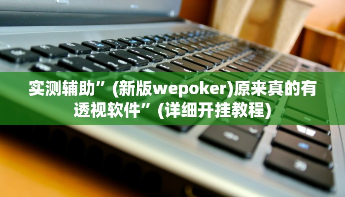 实测辅助”(新版wepoker)原来真的有透视软件”(详细开挂教程)