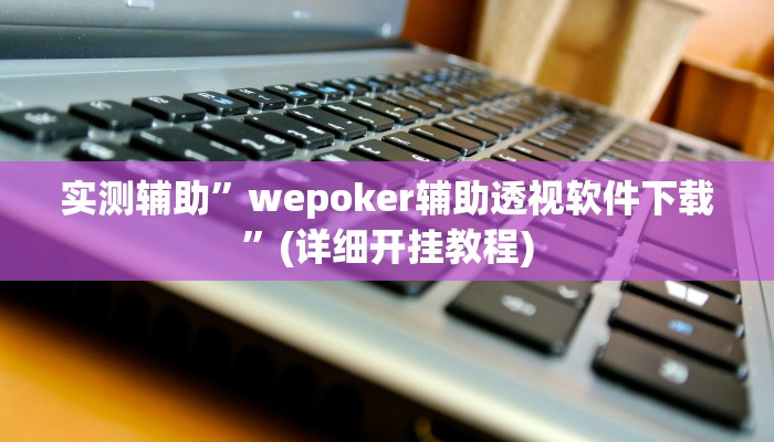 实测辅助”wepoker辅助透视软件下载”(详细开挂教程)