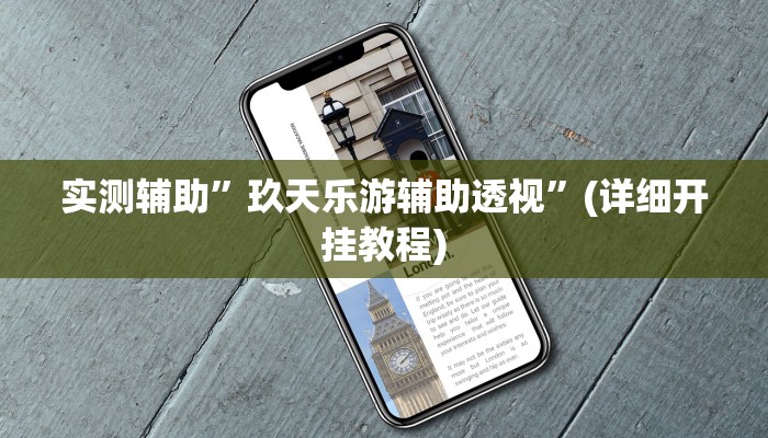 实测辅助”玖天乐游辅助透视”(详细开挂教程)