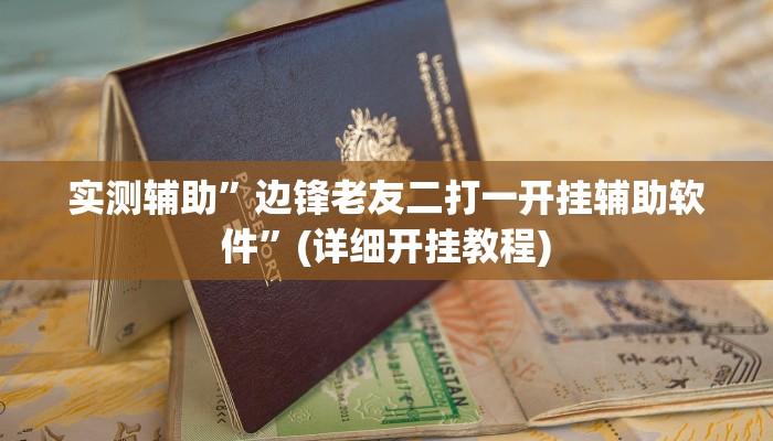 实测辅助”边锋老友二打一开挂辅助软件”(详细开挂教程)