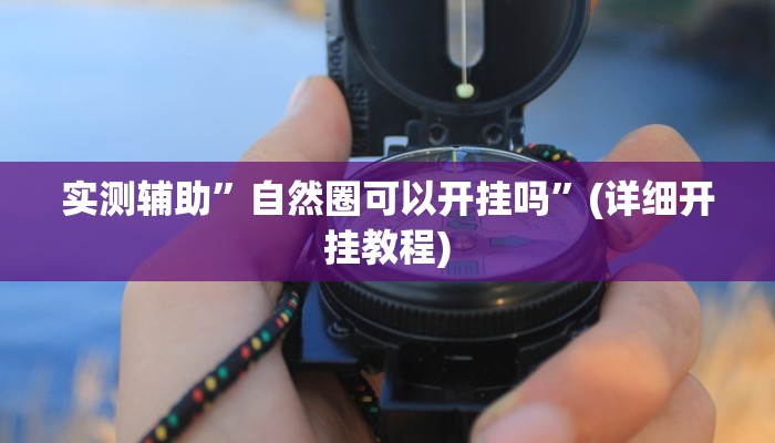 实测辅助”自然圈可以开挂吗”(详细开挂教程)