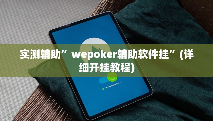 实测辅助”wepoker辅助软件挂”(详细开挂教程)