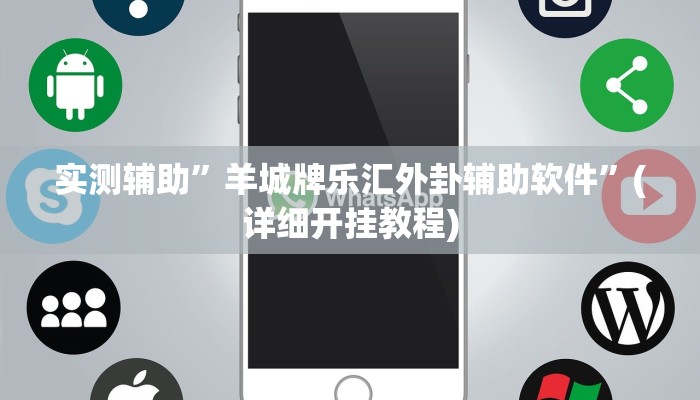实测辅助”羊城牌乐汇外卦辅助软件”(详细开挂教程)
