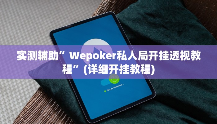 实测辅助”Wepoker私人局开挂透视教程”(详细开挂教程)