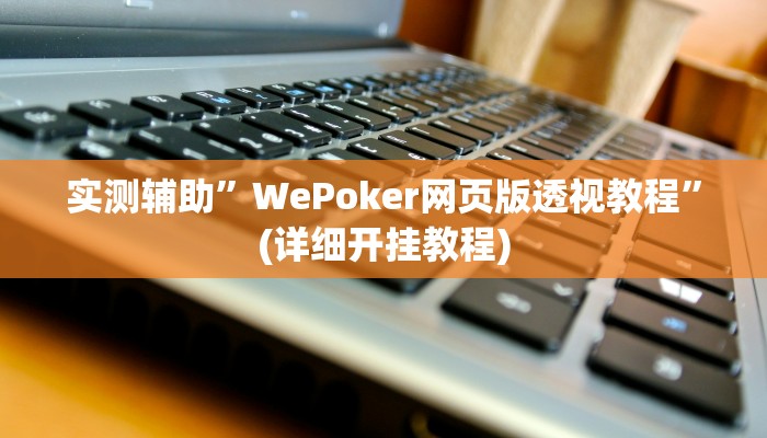 实测辅助”WePoker网页版透视教程”(详细开挂教程)