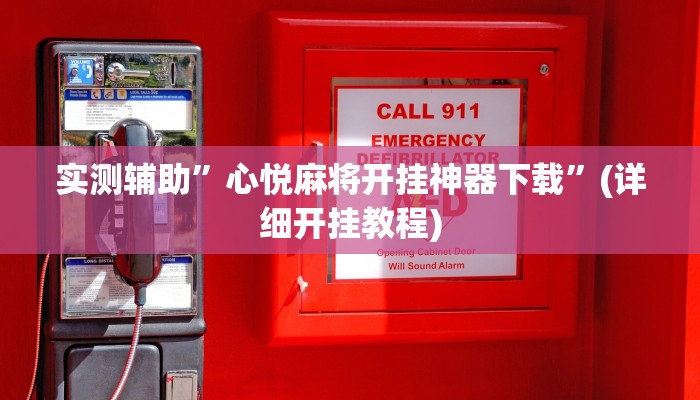 实测辅助”心悦麻将开挂神器下载”(详细开挂教程)