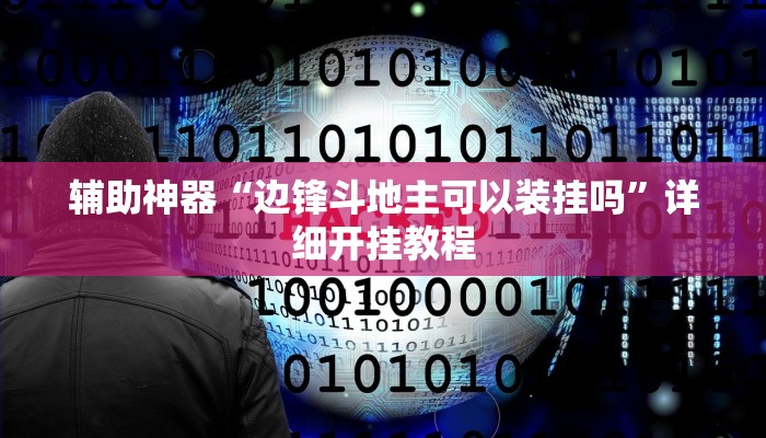 辅助神器“边锋斗地主可以装挂吗”详细开挂教程