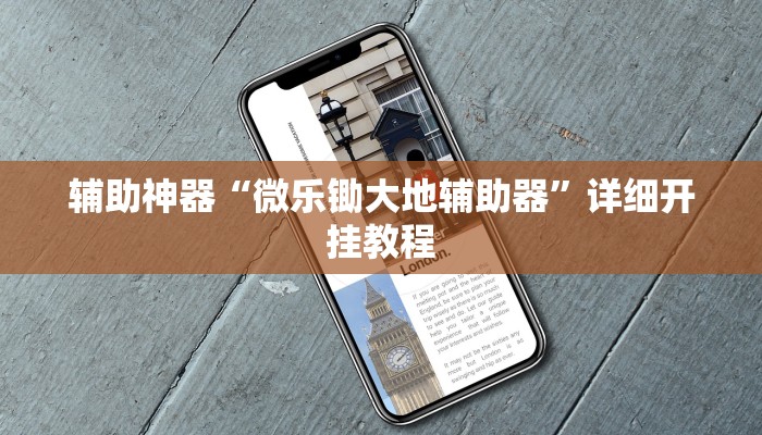 辅助神器“微乐锄大地辅助器”详细开挂教程