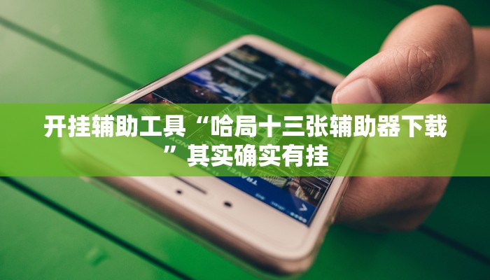 实测辅助”七喜拼三张辅助开挂”(详细开挂教程)