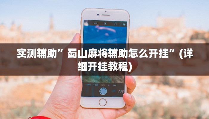 实测辅助”蜀山麻将辅助怎么开挂”(详细开挂教程)