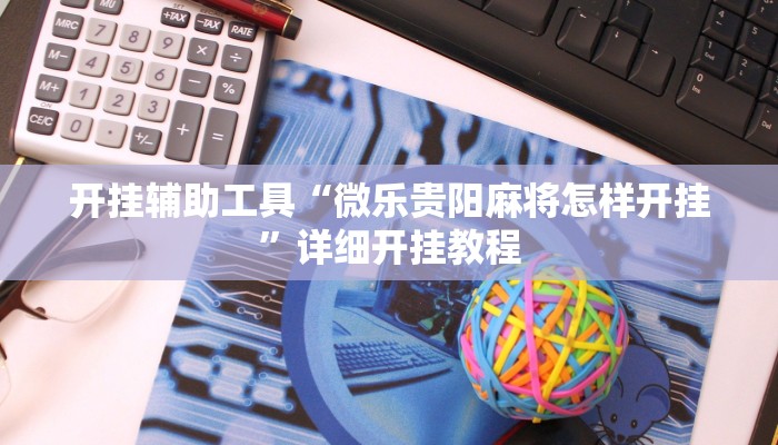 开挂辅助工具“微乐贵阳麻将怎样开挂”详细开挂教程