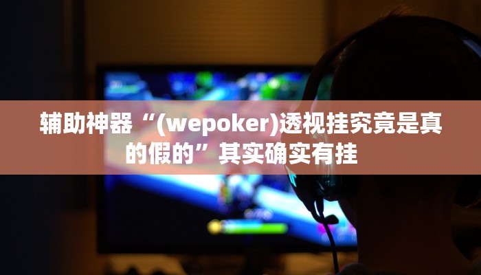 辅助神器“(wepoker)透视挂究竟是真的假的”其实确实有挂