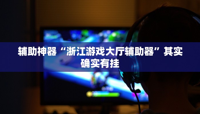 辅助神器“浙江游戏大厅辅助器”其实确实有挂