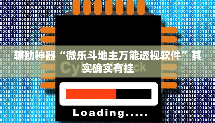 辅助神器“微乐斗地主万能透视软件”其实确实有挂