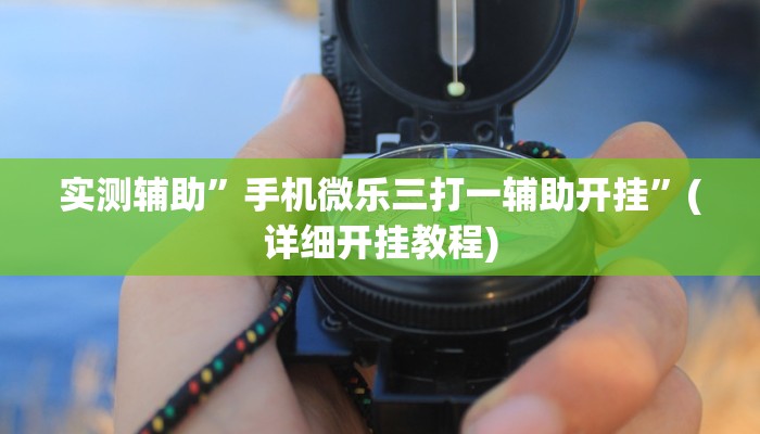 实测辅助”手机微乐三打一辅助开挂”(详细开挂教程)