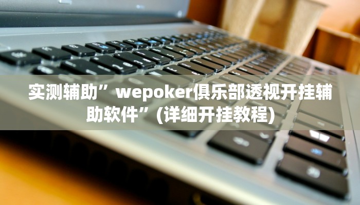 实测辅助”wepoker俱乐部透视开挂辅助软件”(详细开挂教程)
