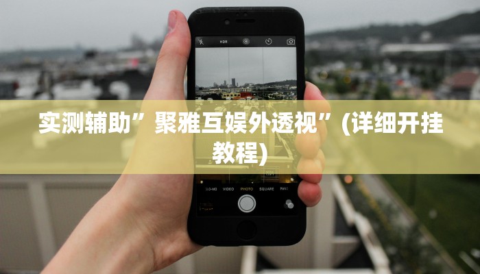 实测辅助”聚雅互娱外透视”(详细开挂教程)