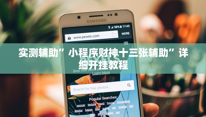 实测辅助”小程序财神十三张辅助”详细开挂教程