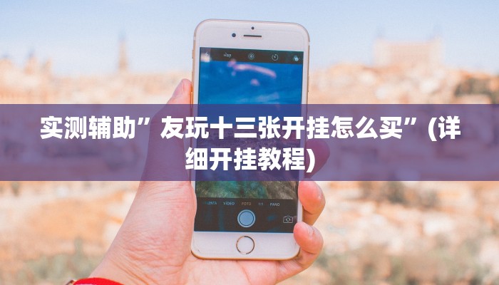 实测辅助”友玩十三张开挂怎么买”(详细开挂教程)