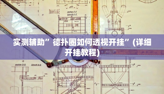 实测辅助”HHpoker挂透视真的假的”(详细开挂教程)