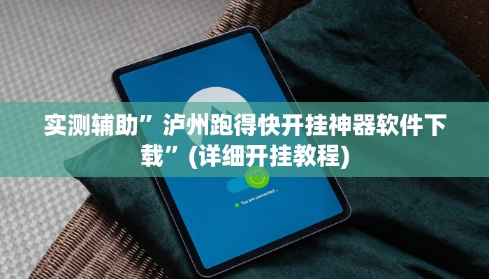 实测辅助”泸州跑得快开挂神器软件下载”(详细开挂教程)