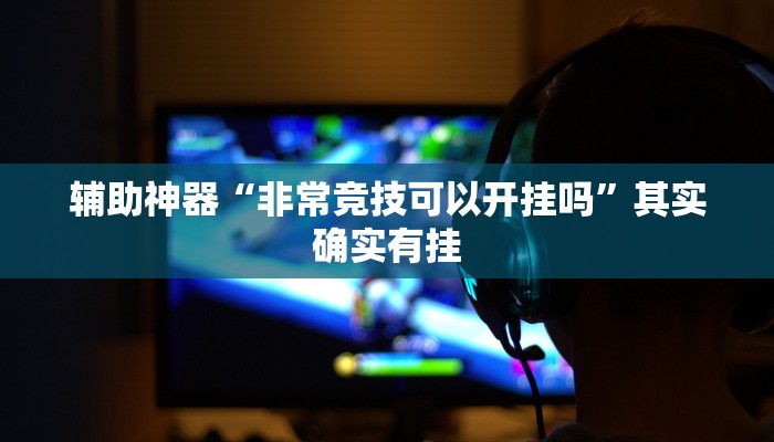 辅助神器“非常竞技可以开挂吗”其实确实有挂