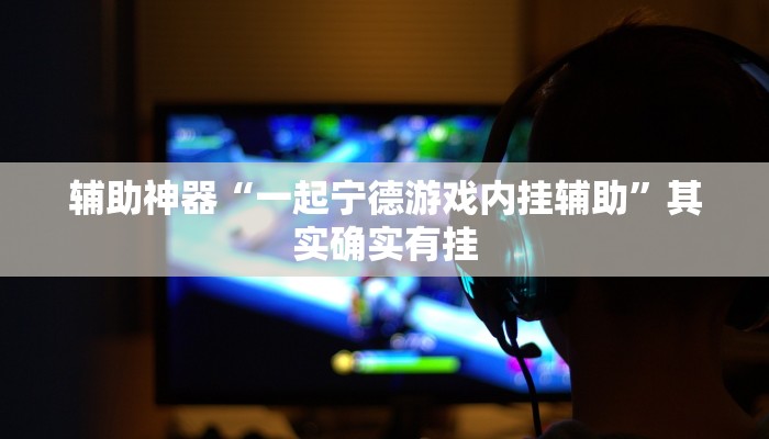 辅助神器“一起宁德游戏内挂辅助”其实确实有挂
