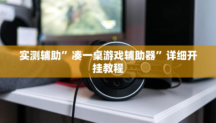 实测辅助”凑一桌游戏辅助器”详细开挂教程
