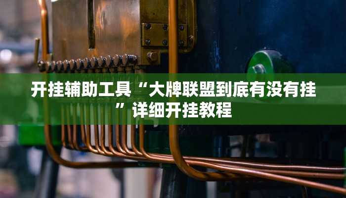 开挂辅助工具“大牌联盟到底有没有挂”详细开挂教程